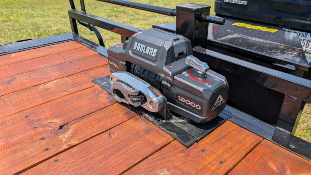 Our Trailer rental 22" Feet Winch